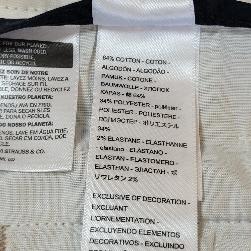 Dockers Mens Easy Khaki Classic Fit Stretch Pants Tan 36x30 All Motion Comfort
